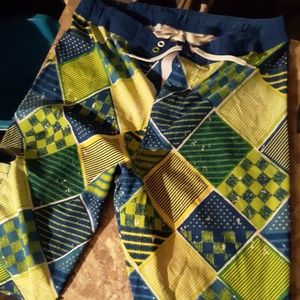 Multi-colored Boy's swim trunks